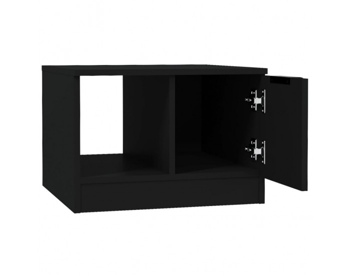 Sonata H Маса за кафе, черна, 50x50x36 см, инженерно дърво