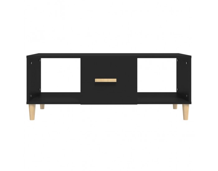 Sonata H Маса за кафе, черна, 102x50x40 см, инженерно дърво