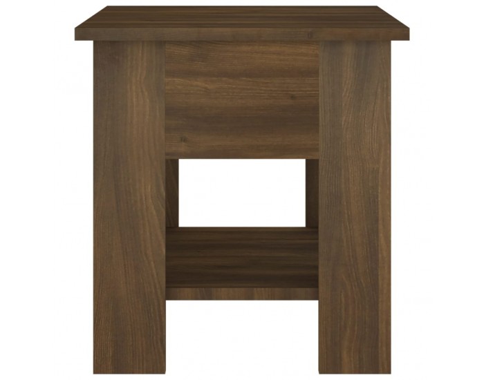 Sonata H Маса за кафе, кафяв дъб, 40x40x42 см, инженерно дърво