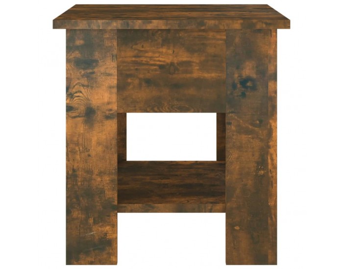 Sonata H Маса за кафе, опушен дъб, 40x40x42 см, инженерно дърво