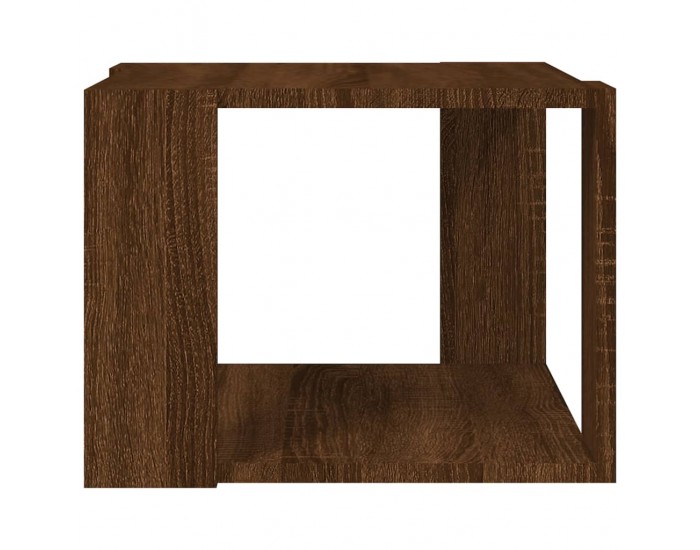 Sonata H Маса за кафе, кафяв дъб, 40x40x30 см, инженерно дърво