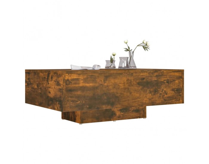 Sonata H Маса за кафе, опушен дъб, 85x55x31 см, инженерно дърво