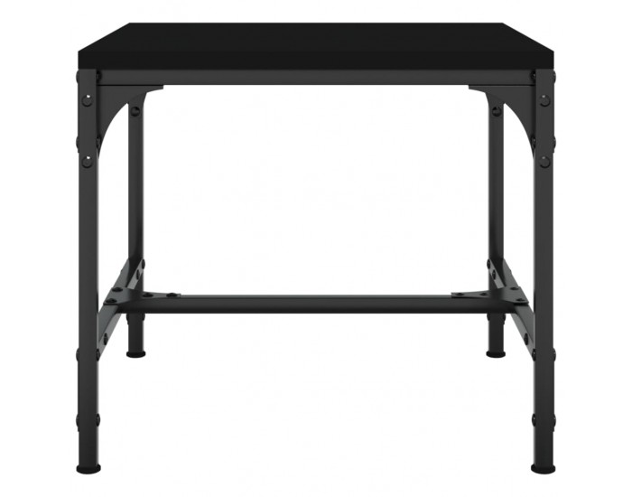 Sonata H Странична маса, черна, 40x40x35 см, инженерно дърво