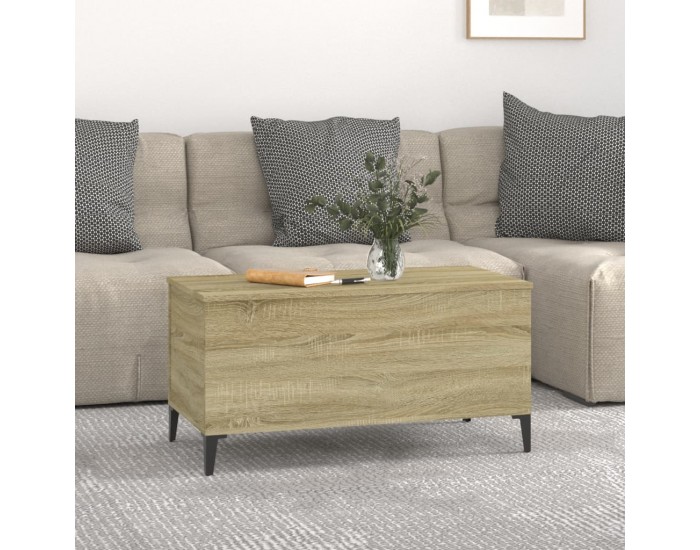Sonata H Кафе маса, дъб сонома, 90x44,5x45 см, инженерно дърво