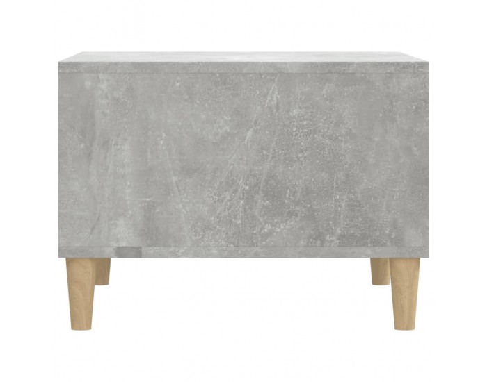 Sonata H Маса за кафе, бетонно сива, 60x50x36,5 см, инженерно дърво