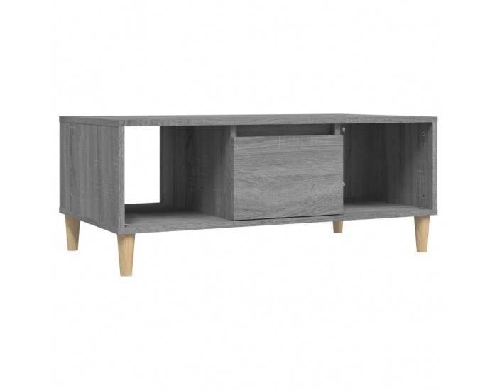 Sonata H Кафе маса, сив сонома, 90x50x36,5 см, инженерно дърво