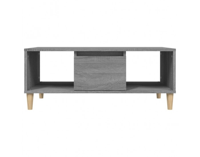 Sonata H Кафе маса, сив сонома, 90x50x36,5 см, инженерно дърво