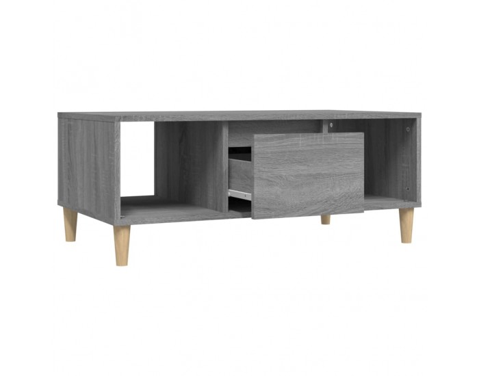 Sonata H Кафе маса, сив сонома, 90x50x36,5 см, инженерно дърво