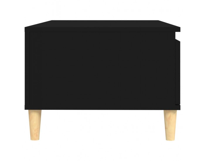 Sonata H Кафе маса, черна, 90x50x36,5 см, инженерно дърво