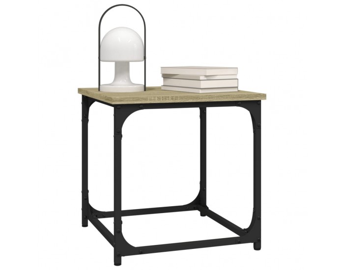 Sonata H Странична маса, Дъб сонома, 40x40x40 см, инженерно дърво