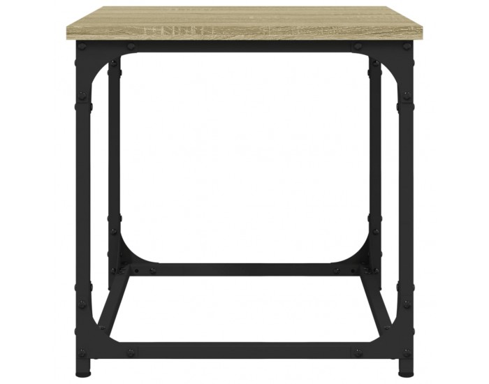 Sonata H Странична маса, Дъб сонома, 40x40x40 см, инженерно дърво