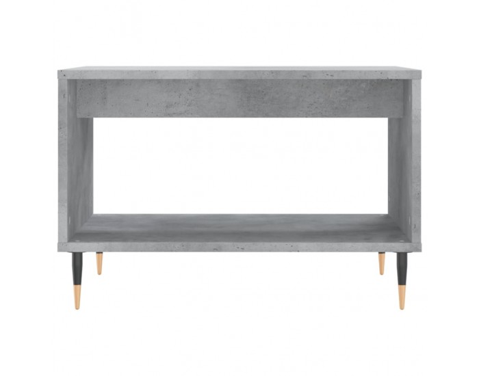 Sonata H Маса за кафе, бетонно сива, 60x50x40 см, инженерно дърво