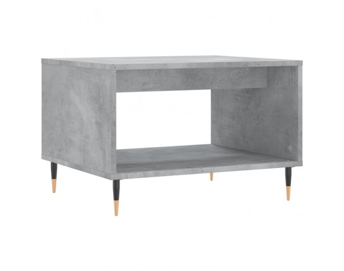 Sonata H Маса за кафе, бетонно сива, 60x50x40 см, инженерно дърво