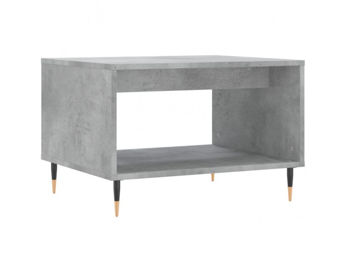 Sonata H Маса за кафе, бетонно сива, 60x50x40 см, инженерно дърво