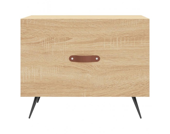 Sonata H Кафе маса, дъб сонома, 50x50x40 см, инженерно дърво