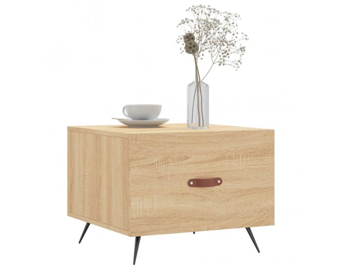 Sonata H Кафе маса, дъб сонома, 50x50x40 см, инженерно дърво