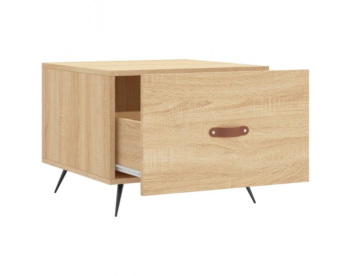 Sonata H Кафе маса, дъб сонома, 50x50x40 см, инженерно дърво