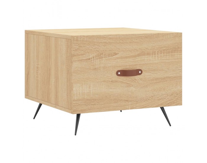 Sonata H Кафе маса, дъб сонома, 50x50x40 см, инженерно дърво