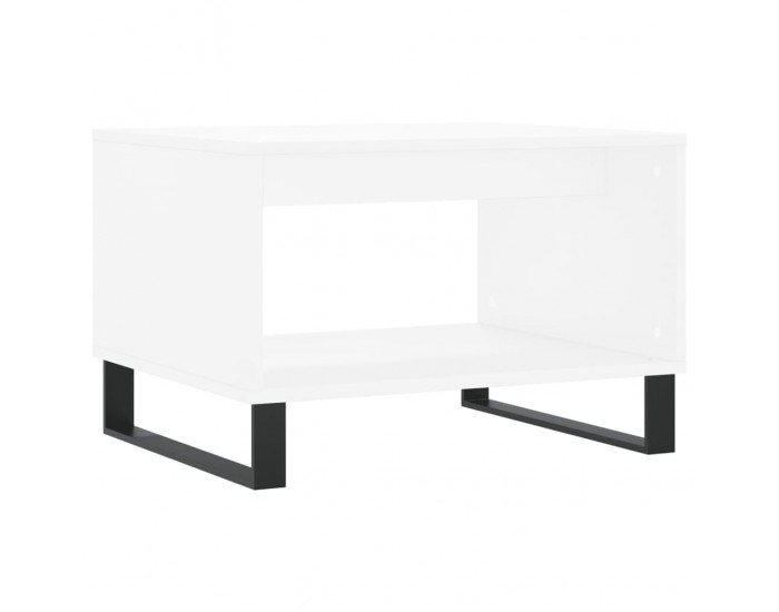 Sonata H Маса за кафе, бяла, 60x50x40 см, инженерно дърво