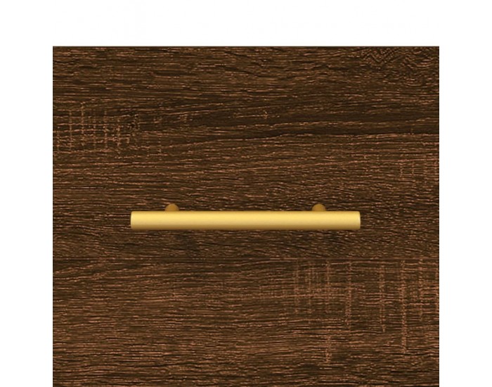 Sonata H Кафе маса, кафяв дъб, 50x50x40 см, инженерно дърво