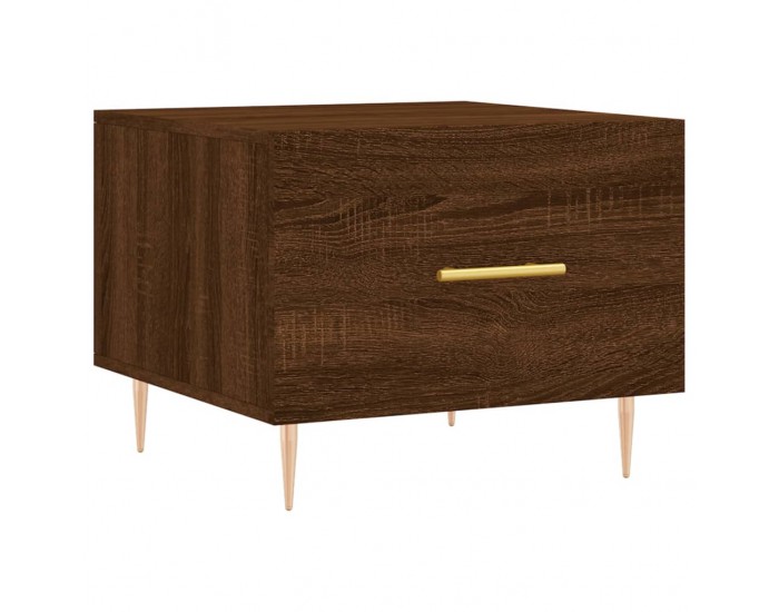 Sonata H Кафе маса, кафяв дъб, 50x50x40 см, инженерно дърво