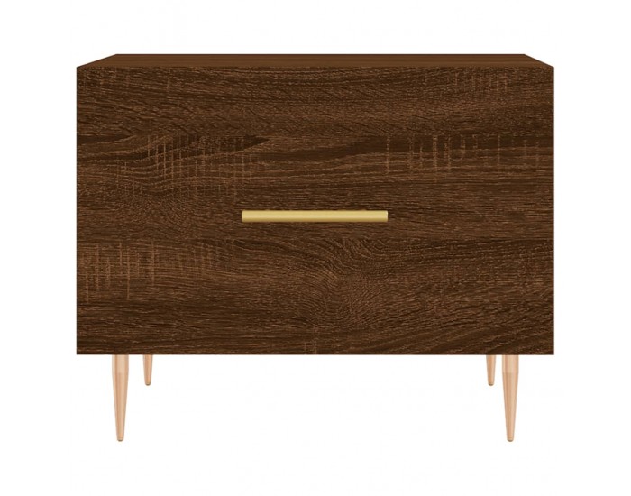 Sonata H Кафе маса, кафяв дъб, 50x50x40 см, инженерно дърво