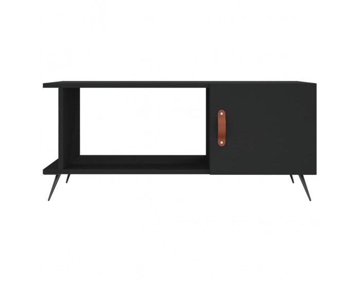 Sonata H Маса за кафе, черна, 90x50x40 см, инженерно дърво