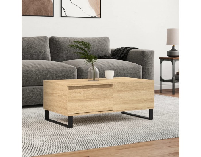 Sonata H Кафе маса, дъб сонома, 90x50x36,5 см, инженерно дърво