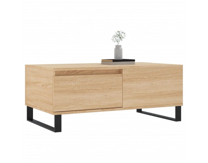 Sonata H Кафе маса, дъб сонома, 90x50x36,5 см, инженерно дърво