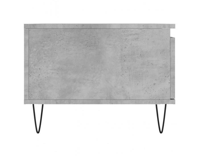 Sonata H Маса за кафе, бетонно сива, 90x50x36,5 см, инженерно дърво