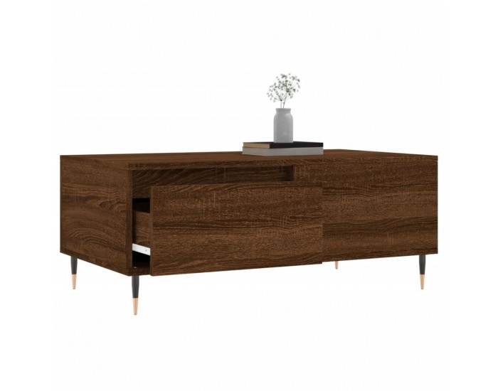 Sonata H Кафе маса, кафяв дъб, 90x50x36,5 см, инженерно дърво