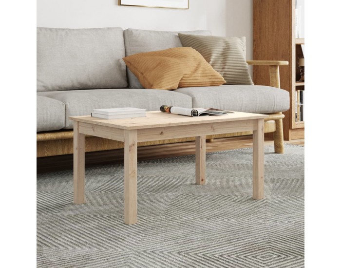 814279 Sonata H Кафе маса, 80x50x40 см, борово дърво масив