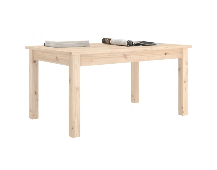 814279 Sonata H Кафе маса, 80x50x40 см, борово дърво масив