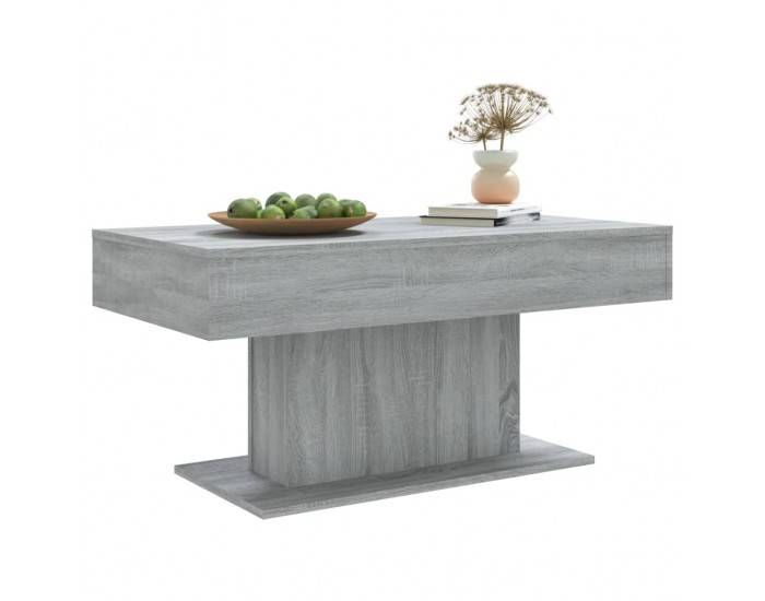 Sonata H Маса за кафе, сив сонома, 96x50x45 см, инженерно дърво