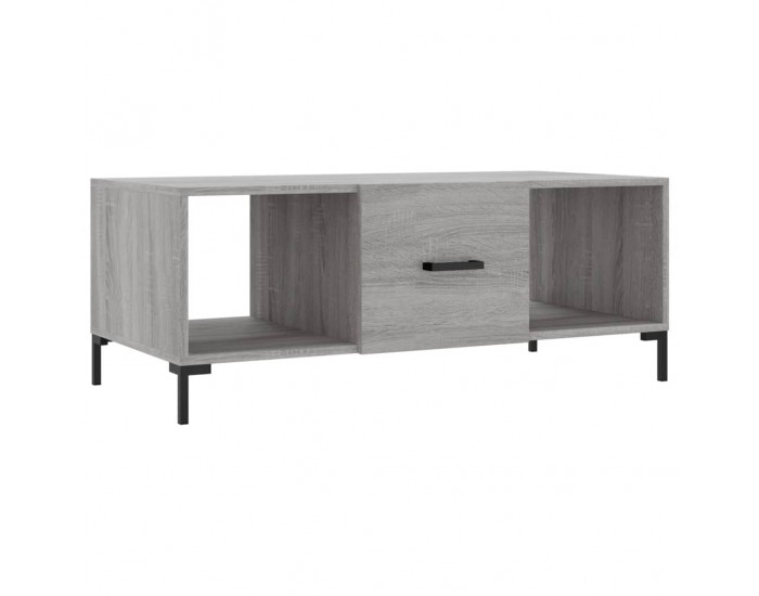 Sonata H Кафе маса, сив сонома, 102x50x40 см, инженерно дърво