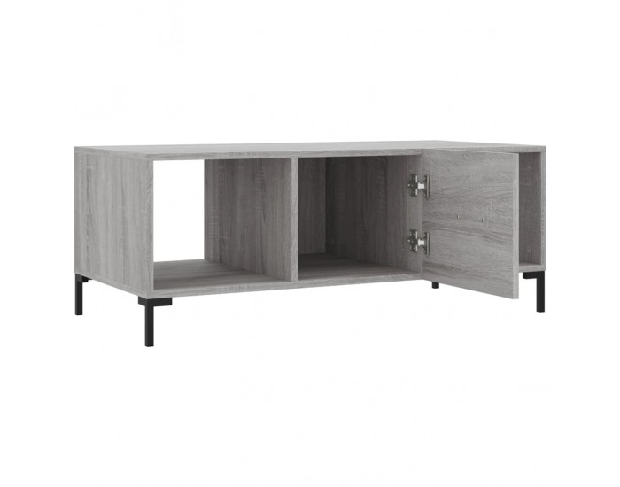 Sonata H Кафе маса, сив сонома, 102x50x40 см, инженерно дърво