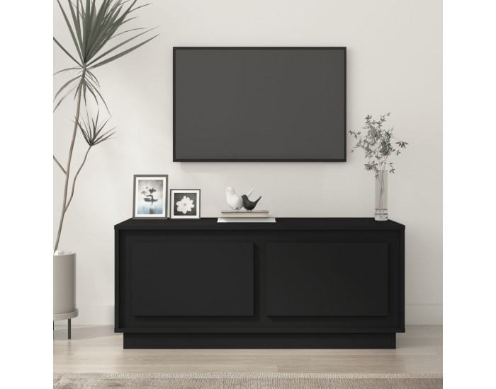 Sonata H Маса за кафе, черна, 102x50x44 см, инженерно дърво