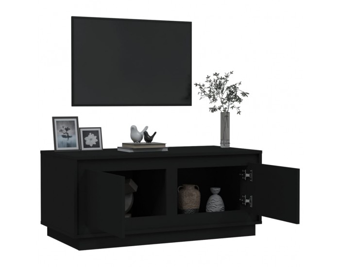 Sonata H Маса за кафе, черна, 102x50x44 см, инженерно дърво