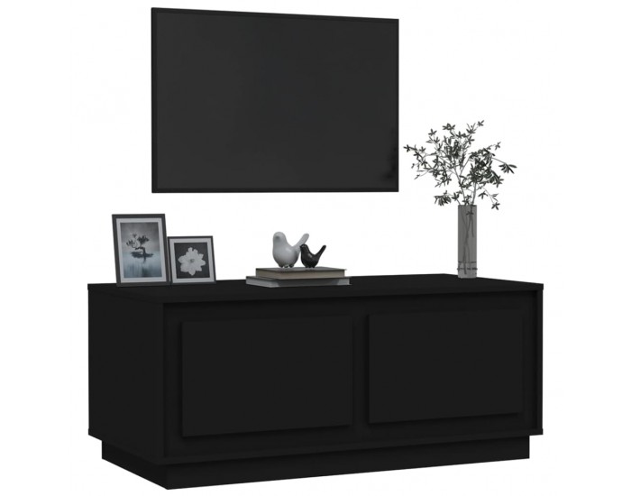 Sonata H Маса за кафе, черна, 102x50x44 см, инженерно дърво