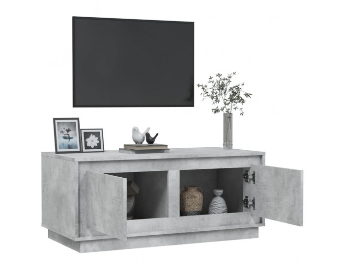 Sonata H Маса за кафе, бетонно сива, 102x50x44 см, инженерно дърво