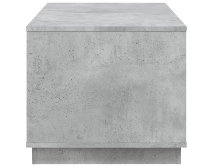 Sonata H Маса за кафе, бетонно сива, 102x50x44 см, инженерно дърво