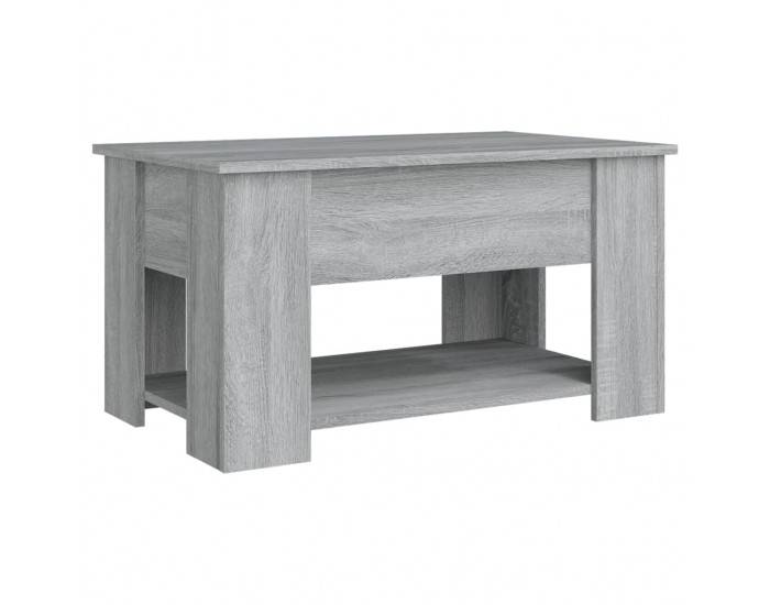 Sonata H Маса за кафе, сив сонома, 79x49x41 см, инженерно дърво