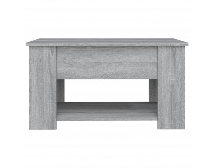 Sonata H Маса за кафе, сив сонома, 79x49x41 см, инженерно дърво
