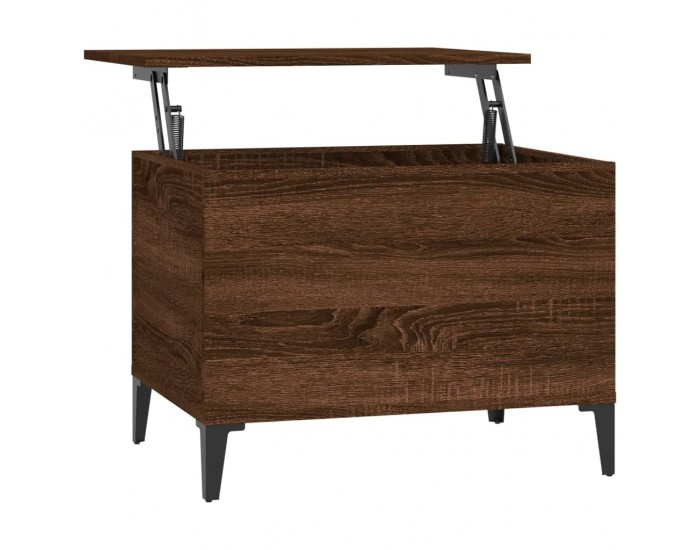 Sonata H Кафе маса, кафяв дъб, 60x44,5x45 см, инженерно дърво