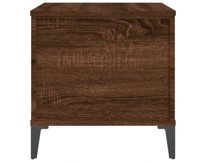 Sonata H Кафе маса, кафяв дъб, 60x44,5x45 см, инженерно дърво