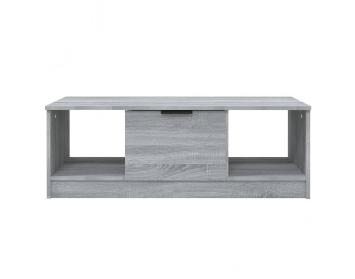 Sonata H Кафе маса, сив сонома, 102x50x36 см, инженерно дърво