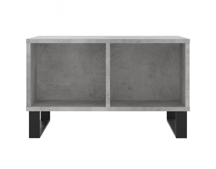 Sonata H Маса за кафе, бетонно сива, 60x50x36,5 см, инженерно дърво