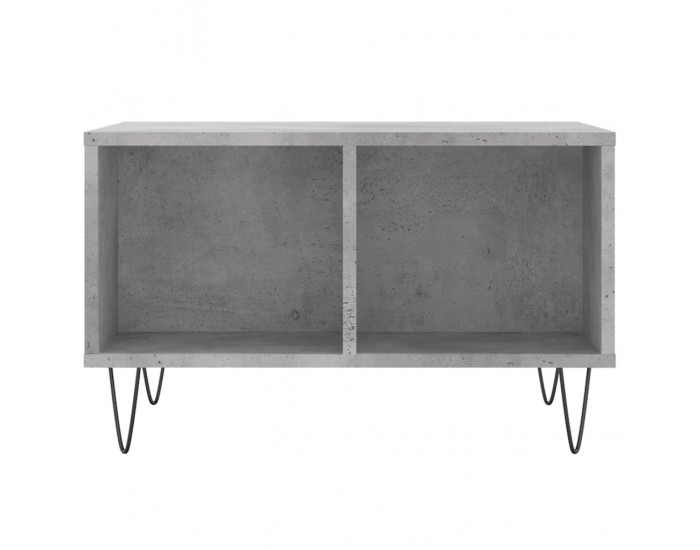 Sonata H Маса за кафе, бетонно сива, 60x50x36,5 см, инженерно дърво