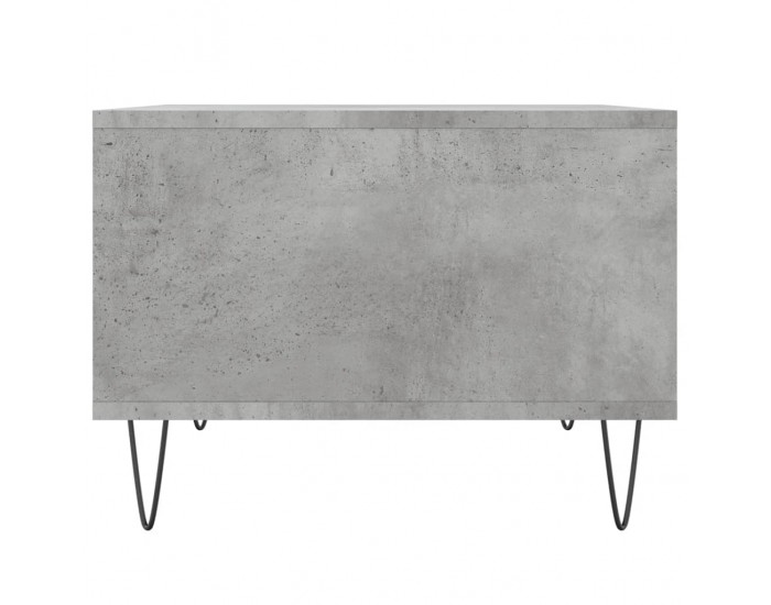 Sonata H Маса за кафе, бетонно сива, 60x50x36,5 см, инженерно дърво