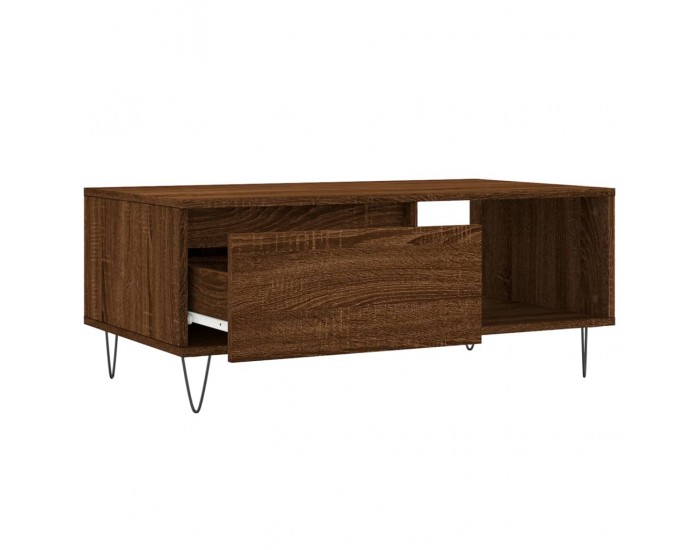 Sonata H Кафе маса, кафяв дъб, 90x50x36,5 см, инженерно дърво